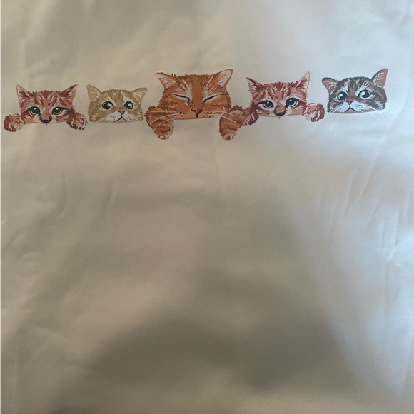 Terry cat pattern sweatshirt - Picture 2 of 4